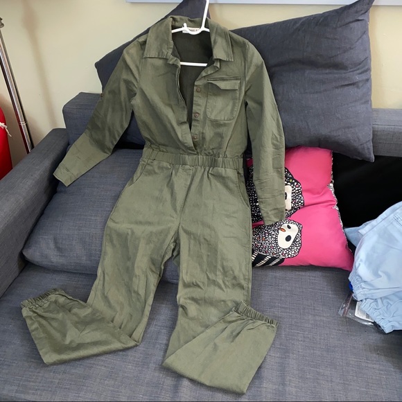 Pants - Olive jumpsuit